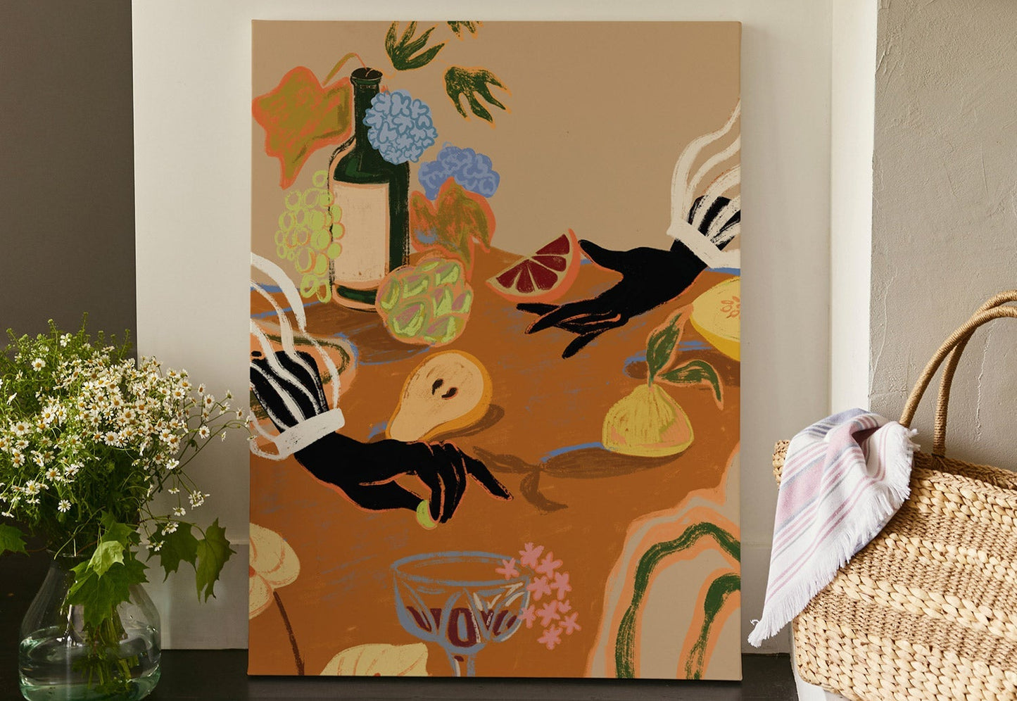 Sips at Sunset, Poster